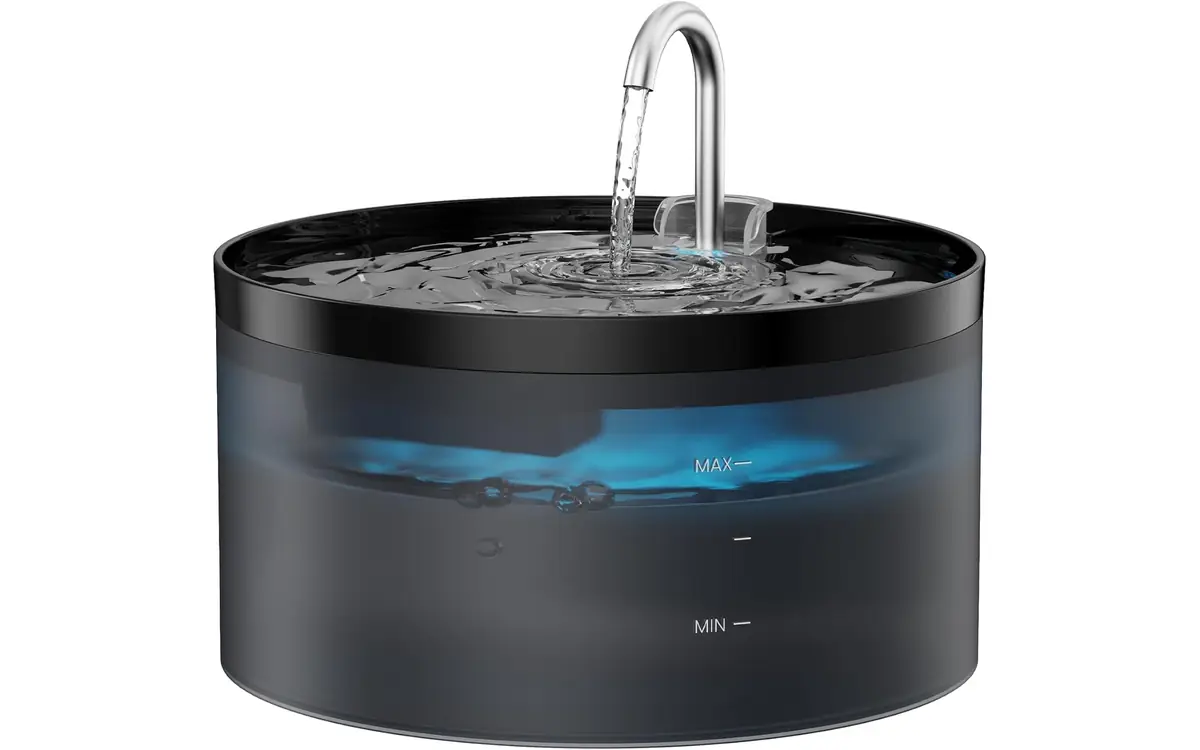 Fontaine à eau 3,2 L silencieuse avec LED - Image 1